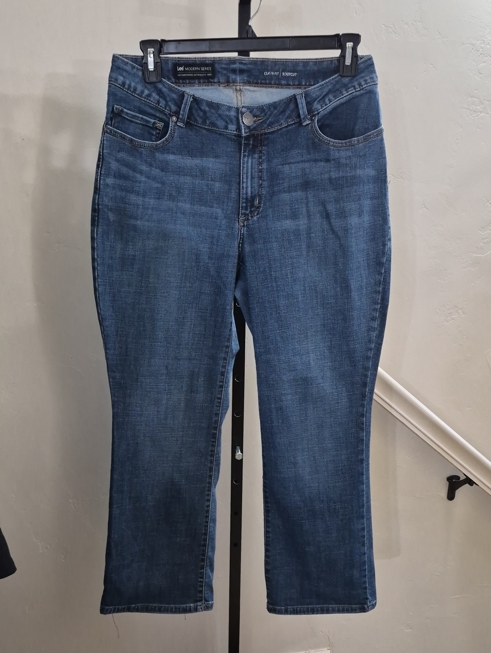 Lee Modern Series Women's Medium Blue Boot Cut Jeans 16W Petite